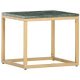 Coffee Table Green 60x60x35 cm Real Stone with Marble Texture