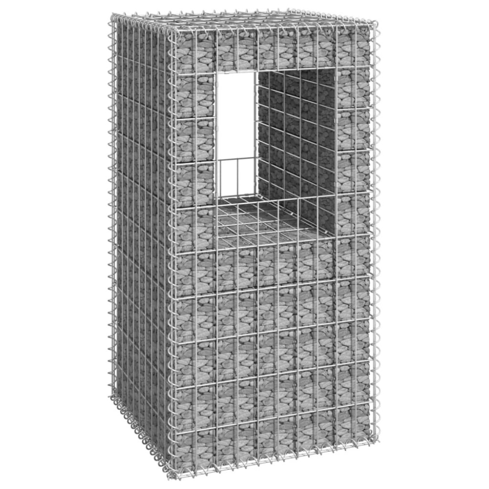 Gabion Basket Post 40x40x60 cm Iron