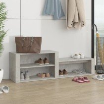 Shoe Cabinet Grey Sonoma 150x35x45 cm Engineered Wood