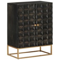 Sideboard Black 55x34x75 cm...
