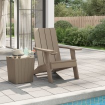 Adirondack-Gartenstuhl Hellbraun 75x88,5x89,5 cm Polypropylen