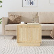 Coffee Table White 51x50x44 cm Engineered Wood