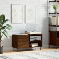 Record Cabinet Brown Oak...