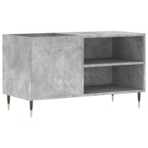 Record Cabinet Concrete Grey 85x38x48 cm Engineered Wood