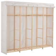 Wardrobe White 200x40x170...