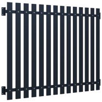 Fence Panel Anthracite 170.5x170 cm Powder-coated Steel