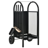 Firewood Cart Black...
