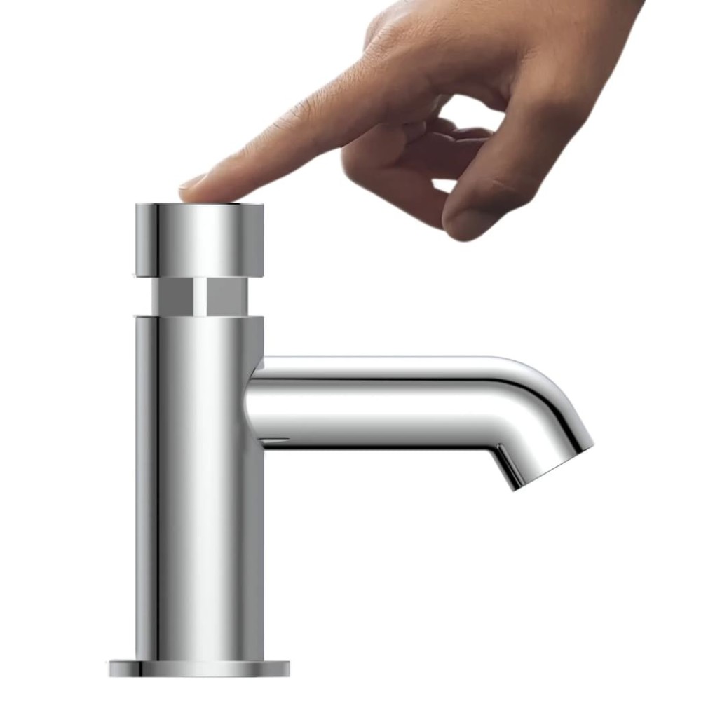 SCH TTE Cold Water Pillar Tap LIMA Chrome