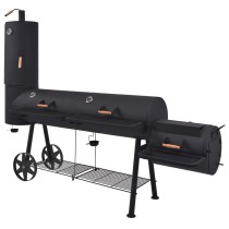 Holzkohle Grill und Smoker...