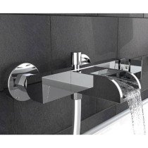 SCH TTE Bath Mixer with Waterfall Spout IDROVIA Chrome