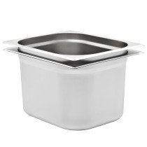 Gastronorm Containers 4 pcs GN 1/2 100 mm Stainless Steel