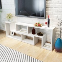 Fernsehschrank doppelt L-förmig Eiche