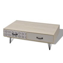 Coffee Table 100x60x35 cm Beige