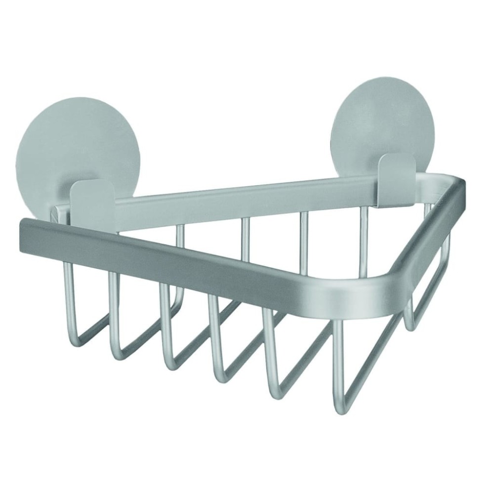 Kleine Wolke Shower Rack Triangular Rocco Aluminium