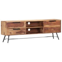 TV-Schrank 140 x 28 x 47 cm Massivholz Palisander