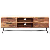 TV-Schrank 140 x 28 x 47 cm Massivholz Palisander