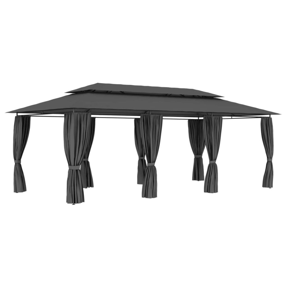 Gazebo 600x298x270 cm Taupe 180 g/m²
