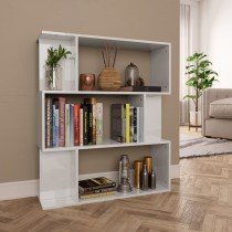 Bücherregal/Raumteiler Grau Sonoma 80x24x96 cm Holzwerkstoff