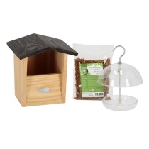 Esschert Design Complete Robin Bird Feeder Set