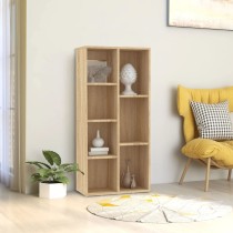 Book Cabinet Concrete Grey 50x25x106 cm Engineered Wood