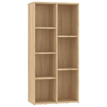 Book Cabinet Concrete Grey 50x25x106 cm Engineered Wood
