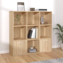 Bücherschrank Räuchereiche 98x30x98 cm