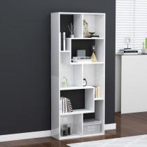 Book Cabinet Smoked Oak 67x24x161 cm Engineered Wood