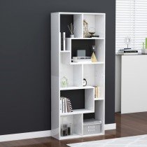 Book Cabinet Smoked Oak 67x24x161 cm Engineered Wood