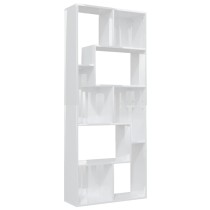 Book Cabinet Smoked Oak 67x24x161 cm Engineered Wood