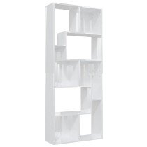 Book Cabinet Smoked Oak 67x24x161 cm Engineered Wood