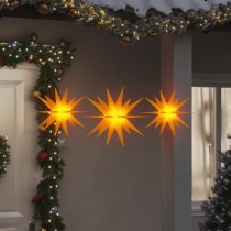 Christmas Lights with LEDs 3 pcs Foldable Red