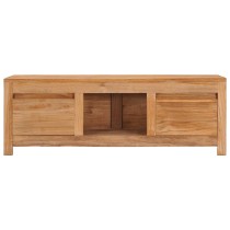 TV Cabinet 100x30x35 cm Solid Teak Wood