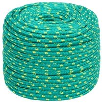 Boat Rope Green 6 mm 500 m Polypropylene