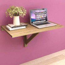 Folding Wall Table High Gloss White 100x60x56 cm Engineered Wood