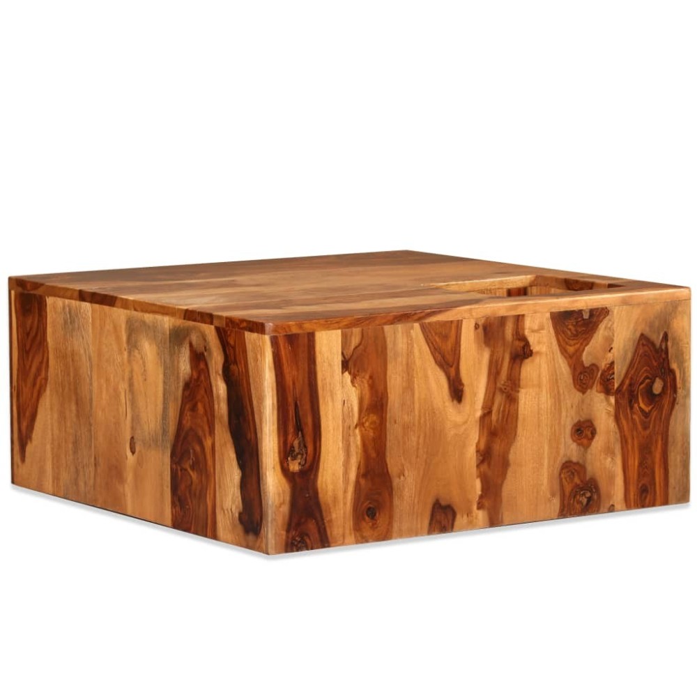 Coffee Table Solid Sheesham Wood 70x70x30 cm