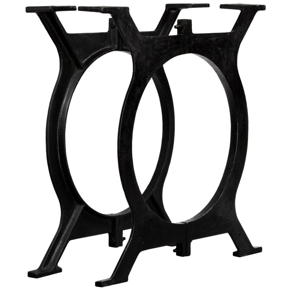 Dining Table Legs 2 pcs Y-Frame Cast Iron