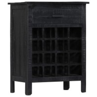 Wine Rack Black 56x35x75 cm...