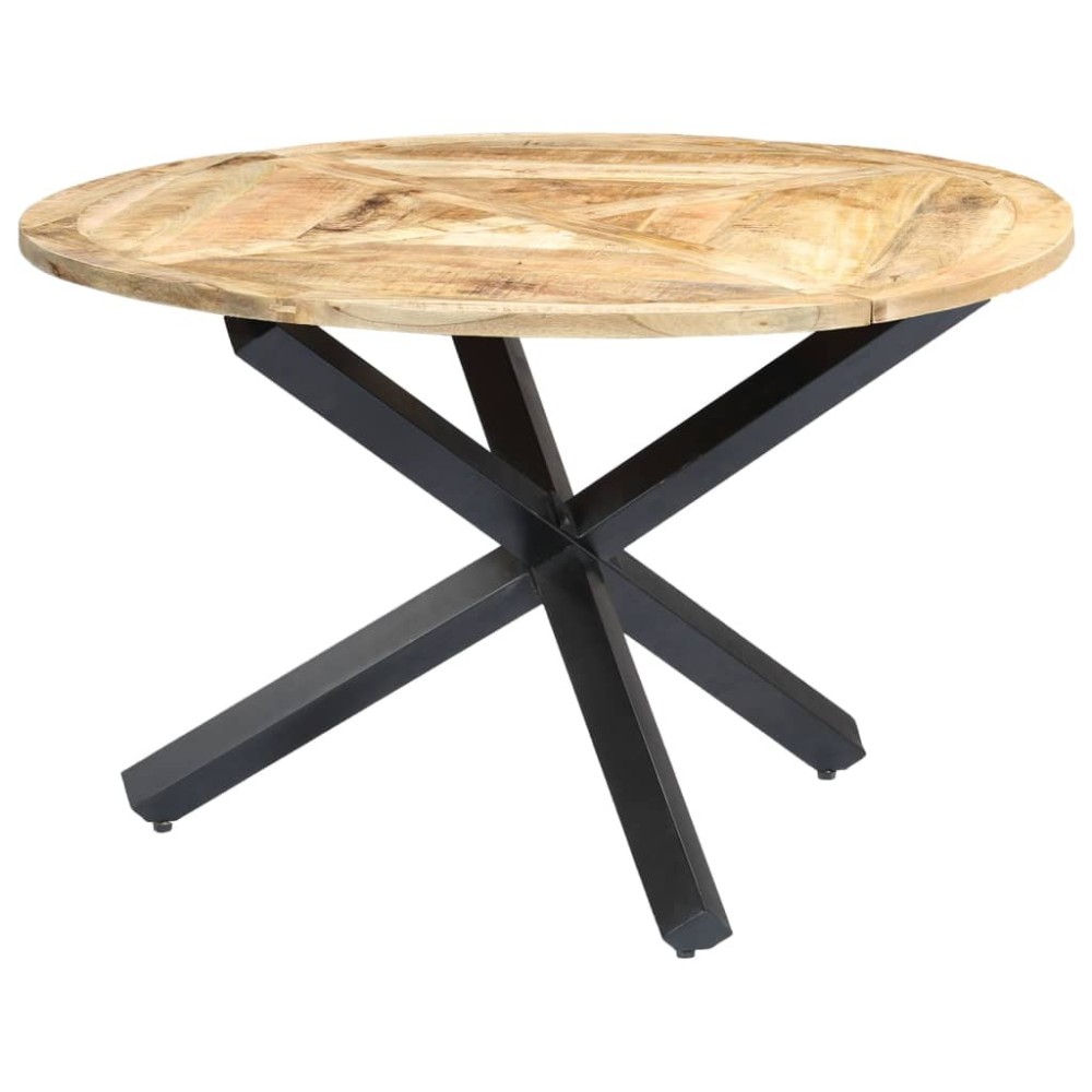 Dining Table Round 150x76 cm Solid Mango Wood