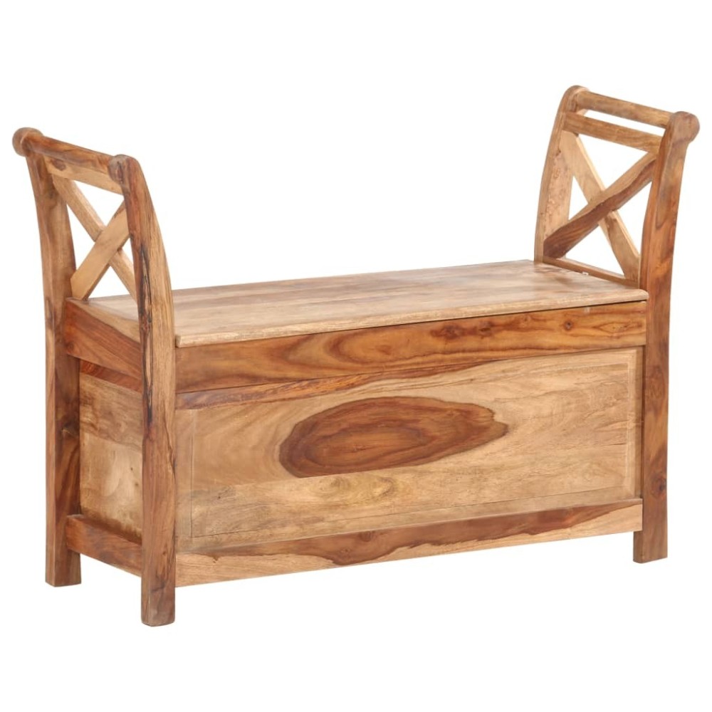 Hall Bench 103x33x72 cm Solid Mango Wood