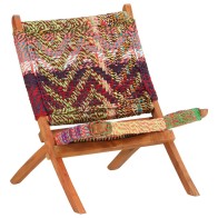 Folding Chindi Chair...