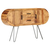 Sideboard 118x28x75 cm Solid Sheesham Wood