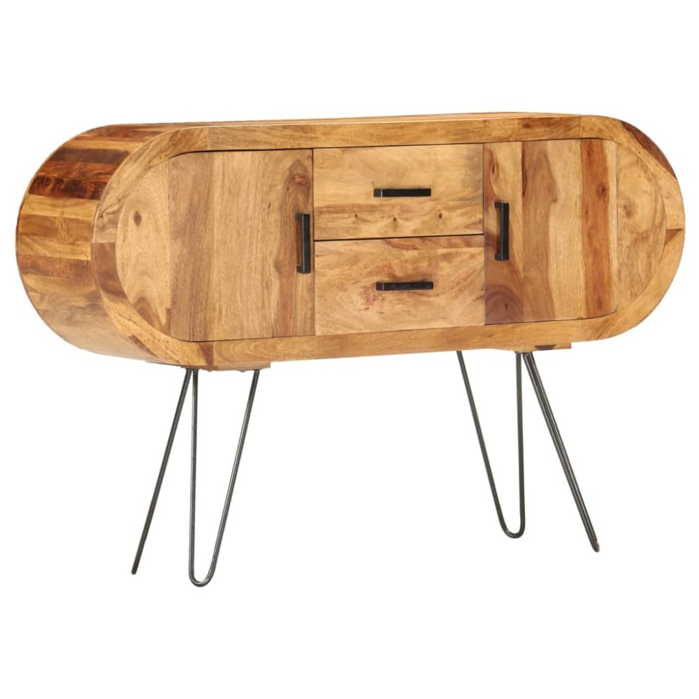 Sideboard 118x28x75 cm Solid Sheesham Wood