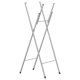 Folding Bar Table Legs Silver 45x55x112 cm Galvanised Steel