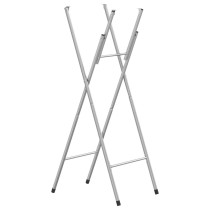 Folding Bar Table Legs Silver 45x55x112 cm Galvanised Steel