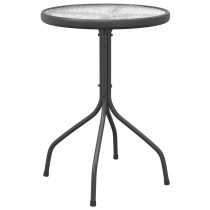 Garden Table  50x71 cm Steel Anthracite