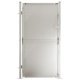 Garden Gate 100x150 cm Stainless Steel