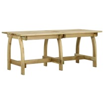 Garden Table 110x74x75 cm Impregnated Pinewood