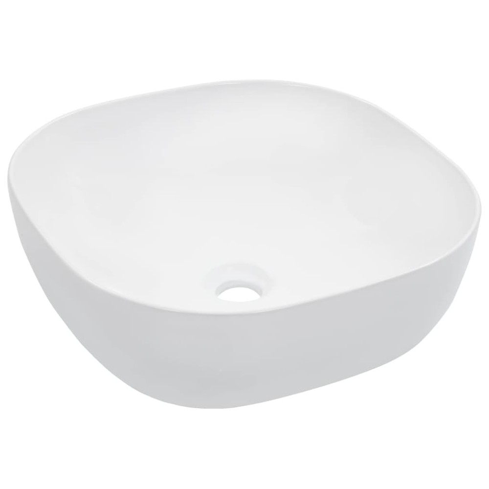 Wash Basin 42.5x42.5x14.5 cm Ceramic Black