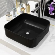 Basin Ceramic Square Black...