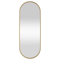 Wall-mounted Mirror Black 35x80 cm Oval